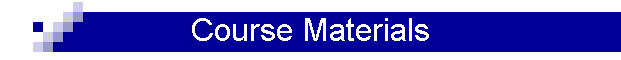 Course Materials