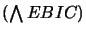 $ (\bigwedge EB IC)$