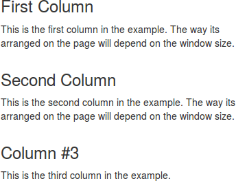 Bootstrap columns on a “extra-small” screen
